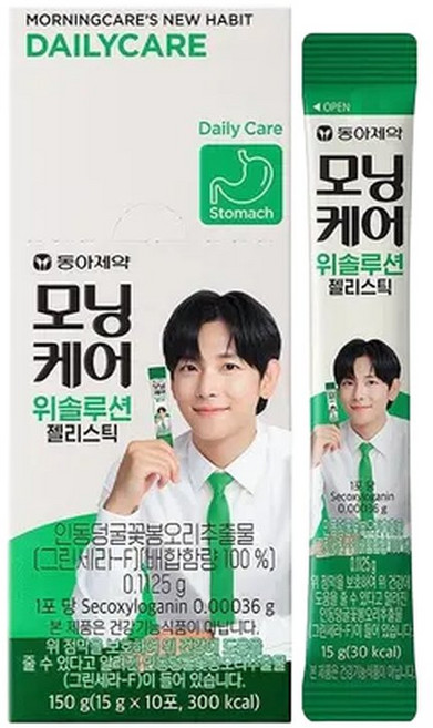 모닝케어 위솔루션 젤리스틱, 150g, 10개