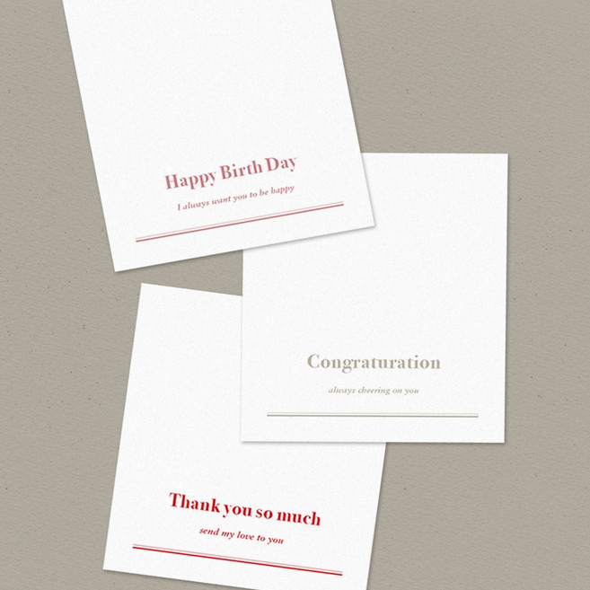 메세지카드 생일 축하 감사 땡큐 택 꽃집 메세지픽 40매, 해피벌스