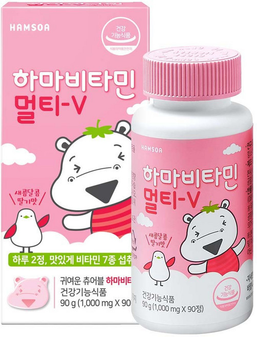 함소아 멀티비타민, 90정, 1개