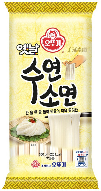 오뚜기 옛날 수연소면, 300g, 3개