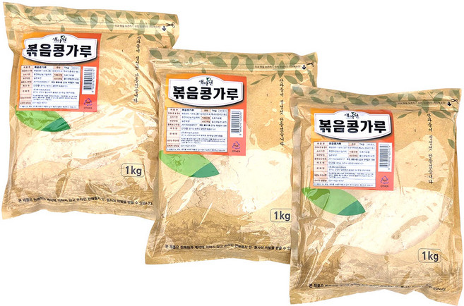 새마원 산과들 볶음콩가루, 1kg, 3개