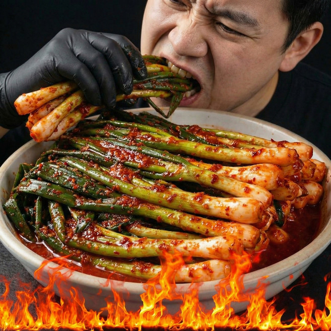 [백화점납품] 국산 맛있게매운 실비 파김치, 1박스, 2kg