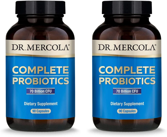 Dr. Mercola 닥터 머콜라 컴플리트 프로바이오틱스 700억 유산균 90캡슐 2팩, 90정, 2개 - 쿠팡