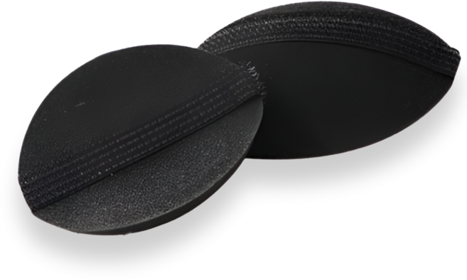 소서수 머리 볼륨 패드 헤어 뒤통수 붙이는 뽕, 벨크로 스폰지 2p, 1개