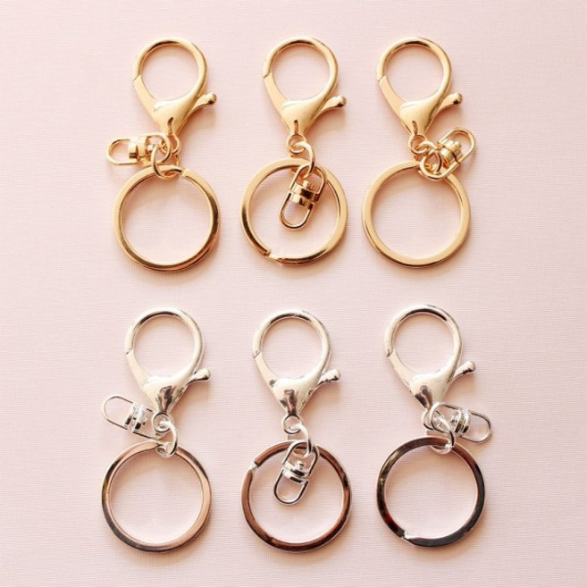 악세사리부속/열쇠고리부속/원형키링부속, 금색