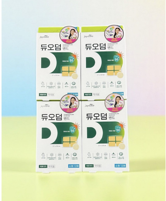 제이웨이브 듀오덤 밴드 소형 12p, 4개