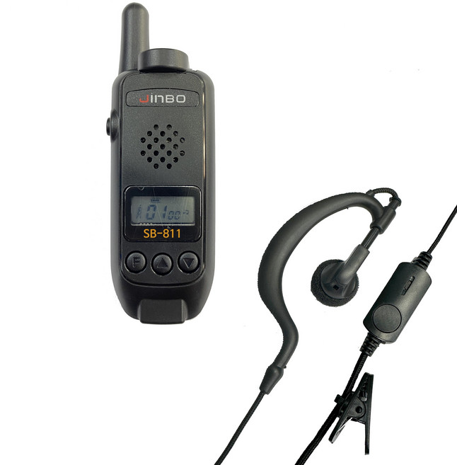 진보무전기 SB-811 디지털 생활무전기 SB811 초소형 초경량 (JB811 호환불가), 1개