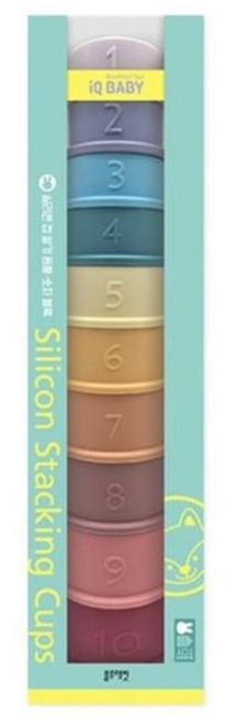 [가을책방] 실리콘 컵 쌓기 동물숫자 블록, 없음