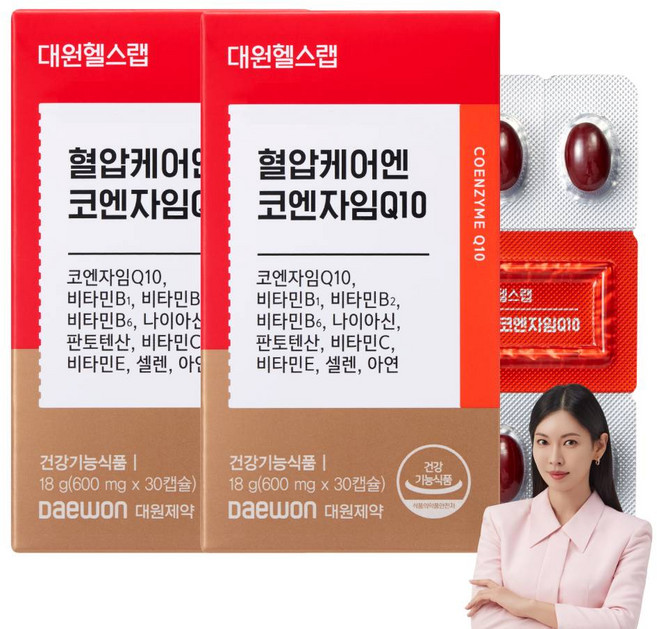 대원헬스랩 혈압케어엔 코엔자임Q10, 30정, 2개