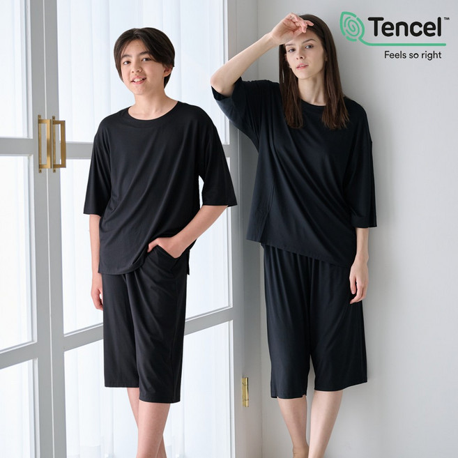 [당일출고] 마밤 모달 7부 오버핏 라운지웨어 아동 주니어 잠옷 초등 파자마 내의 실내복 셋업 18종 택1