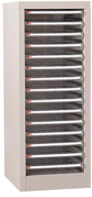 뷰젤 네일샵 철재 서랍장 도구 재료정리함 1500 회색, 13단, 그레이 기본형