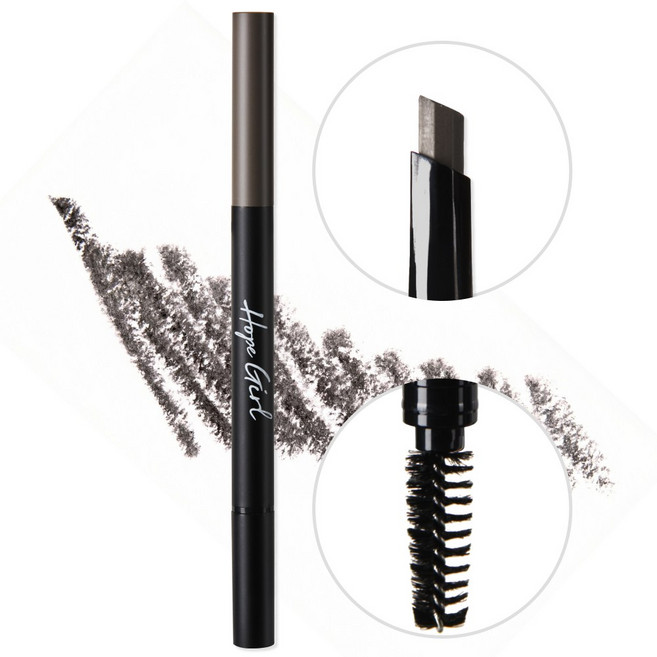 호피걸 3D 엣지 아이브로우 펜슬 0.35g, 03 그레이 브라운, 1개