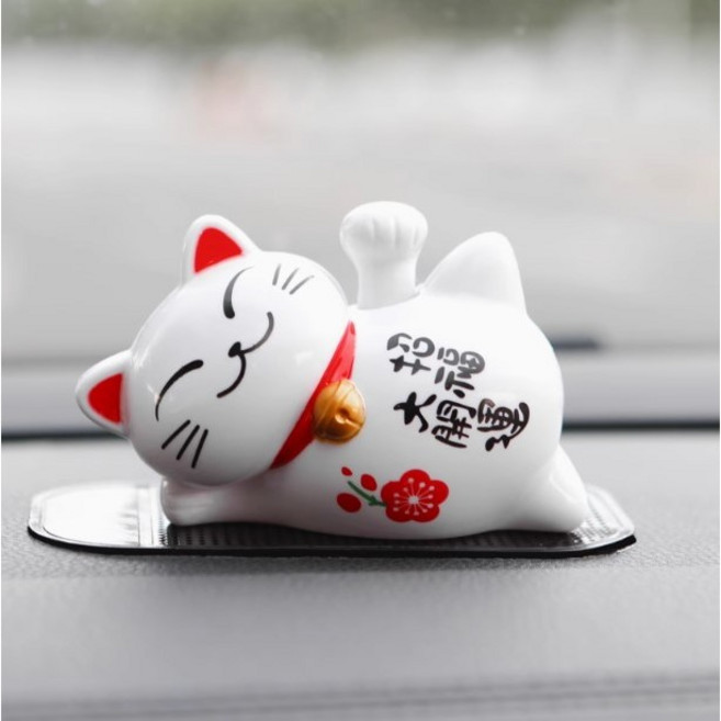 손흔드는 마네키네코 복고양이 노호혼-2종, 1개, 초복대개운