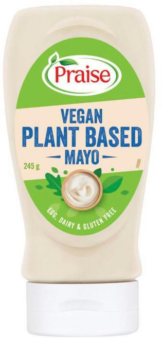 프레이즈 Praise Squeeze Vegan Mayonnaise 비건 마요네즈 스퀴즈 호주, 8개, 245g