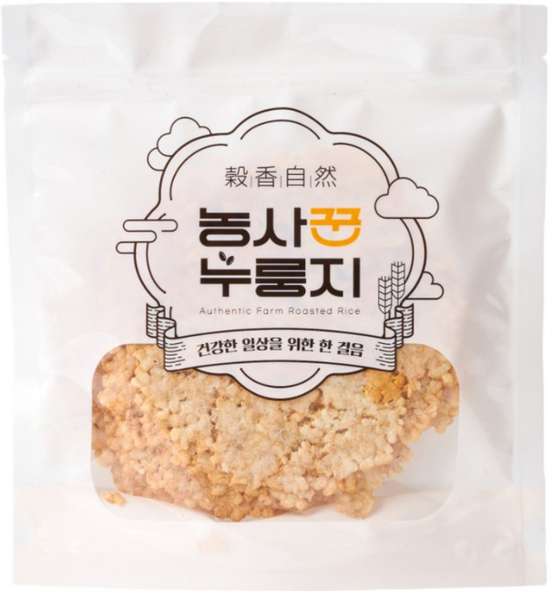 농사꾼 현미병아리콩 누룽지 스낵 국내산 건강 간식, 3개, 100g