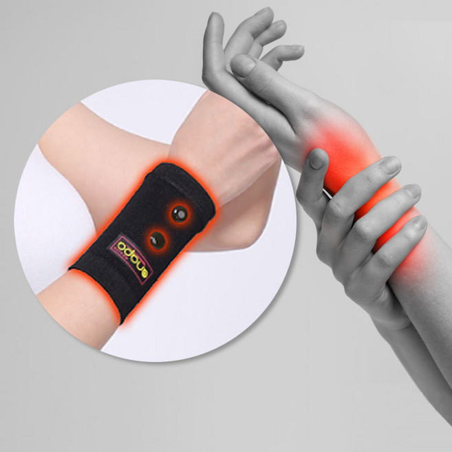 안아파 의료용 자석 손목보호대 아대, M, 1개