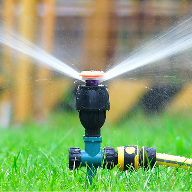 다용도 1구 스프링쿨러 정원 텃밭 잔디 골프장 식물원 물뿌리개 360도 회전 스프링클러 헤드 비닐하우스 물분사기, 1개