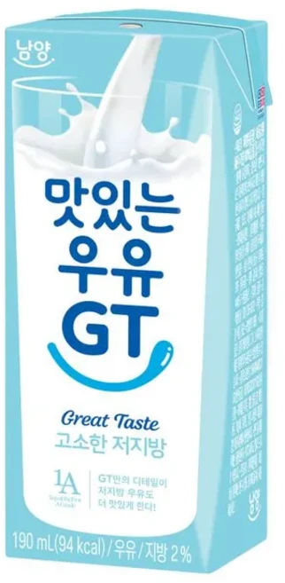 맛있는우유GT 고소한저지방, 24개, 190ml