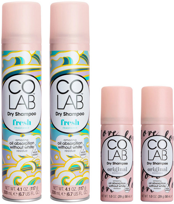 코랩 드라이샴푸 프레쉬200mlx2 + 오리지널50mlx2, 2개, 200ml