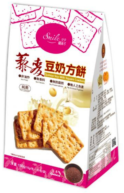 Smile99 藜麥豆奶方餅 純素, 1個