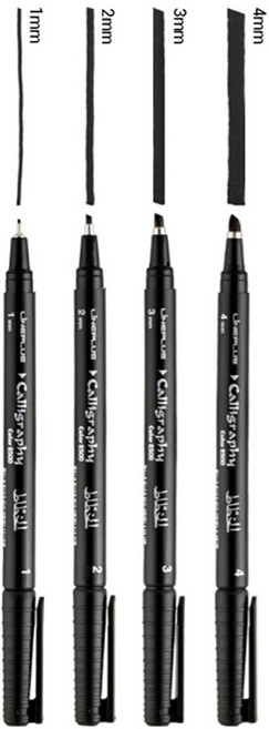 라인플러스 캘리그라피펜 (굵기선택 1개입), 1mm