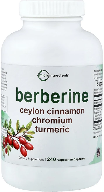마이크로 인그리디언츠 Micro Ingredients 베르베린 베지 캡슐 240정126301원산지:기타, 1개, 240정 - 쿠팡