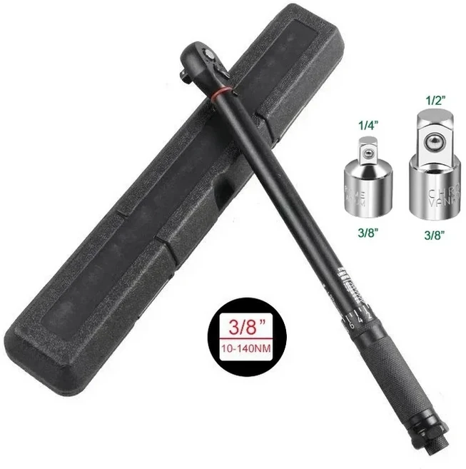 72T 토크 렌치 1/2'' 3/8'' 스퀘어 드라이브 프리셋 자전거 키 양방향 라쳇 자동차 수리 공구, 01 B 3pcs