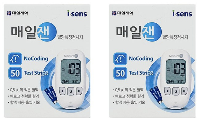 매일잰 혈당 측정 검사지, 50개입, 2개