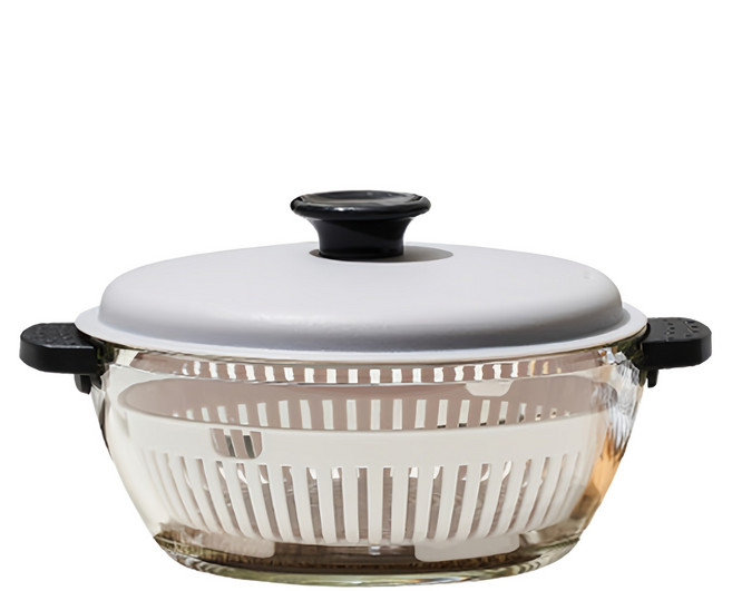 오븐락 내열유리 렌지 앤 오븐 전용 쿡 2.3L, 혼합색상, 1개