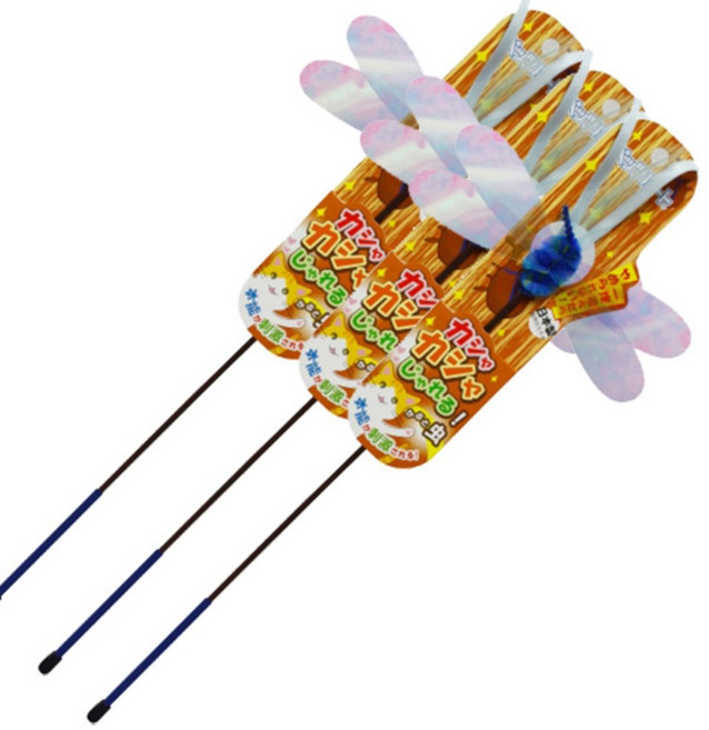 팻츠루트 카샤카샤 재롱 고양이 스틱, 딱정벌레, 3개