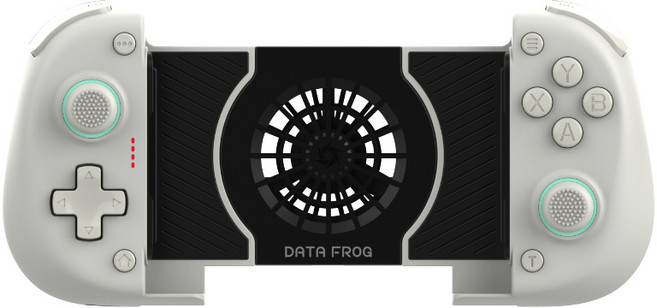 DATA FROG 무선 블루투스 게임패드 - 안드로이드/갤럭시/스마트폰 PUBG 모바일 전용 컨트롤러 닌텐도 스위치 & OLED 호환, 1개, 흰색, X3