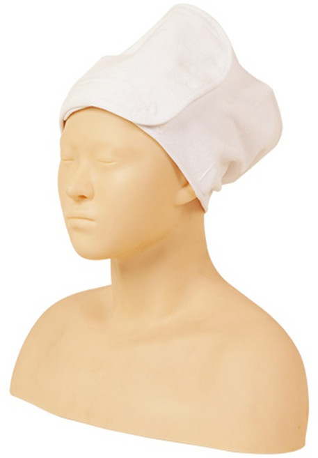 큐티 극세사 사각터번_화이트, 1개, 화이트