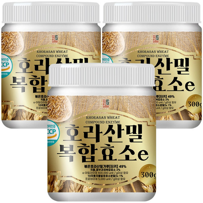 건강중심 호라산밀 효소, 300g, 3개