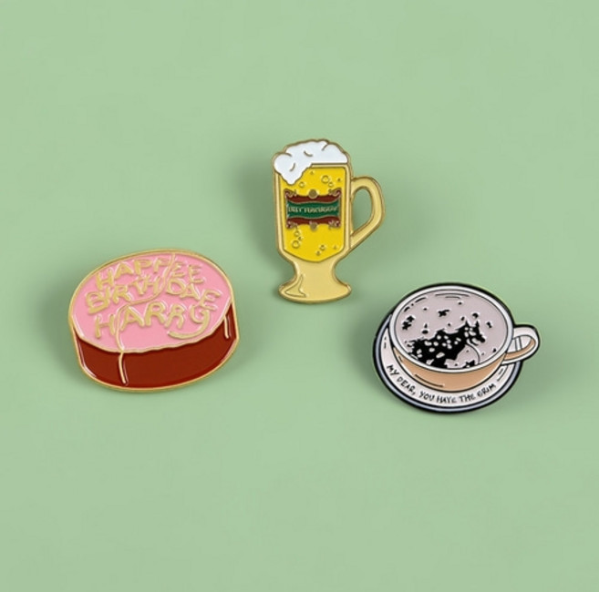 3D랩터 / 유머-생일축하 커피 맥주 케이크 디자인 뱃지 가방 모자 자켓 패션주얼리 뺏지