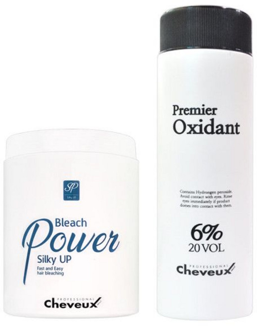 디어스 슈보 실키 파워 파우더 탈색약 500g + 산화제, 1