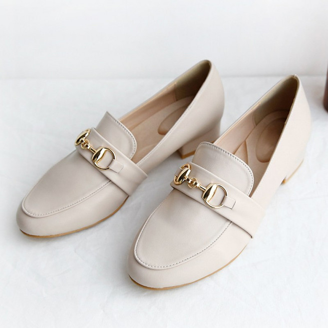 가이아슈 여성용 체인 키높이 쿠션 드라이빙 슈즈 로퍼 3cm 여성단화