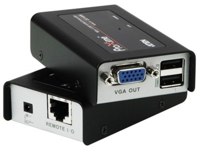 ATEN KVM EXTENDER CE100 USB VGA KVM연장기 100m, 1개