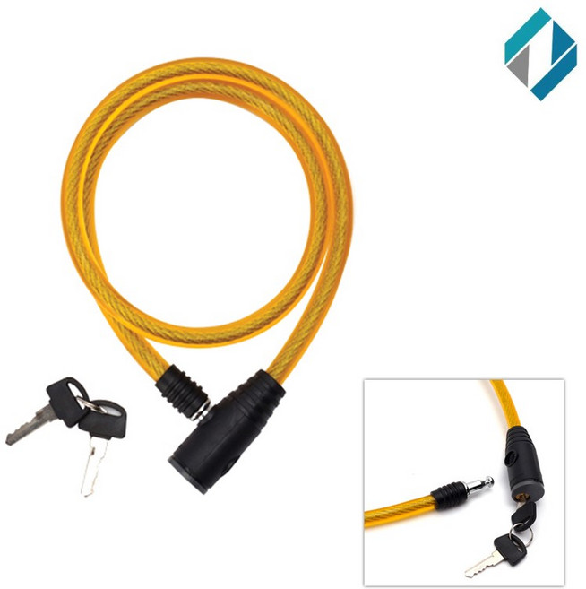 자커 자전거 열쇠 자물쇠 C90, 랜덤, 10개