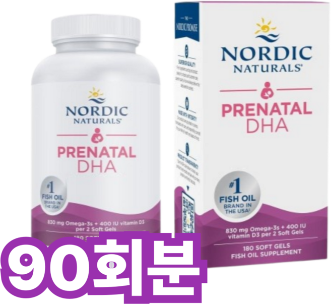 Nordic Naturals 프레나탈 DHA, 1개
