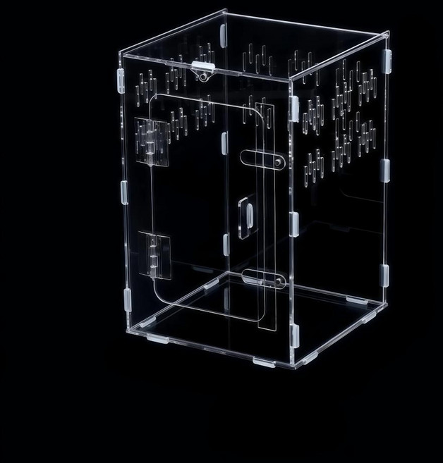 blitopia 펫앤홈 게코 도마뱀 아크릴 사육장, 20*20*30CM, 1개