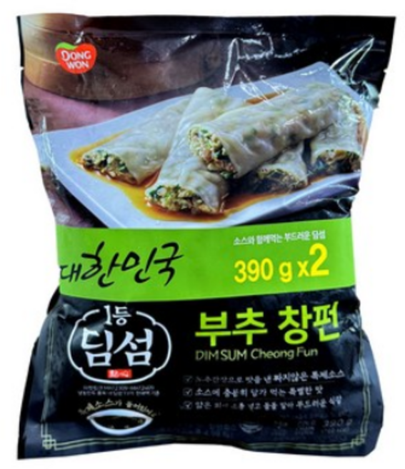 동원 딤섬 부추 창펀 390g국내산 돼지고기 특제 소스 동봉, 390g, 2개