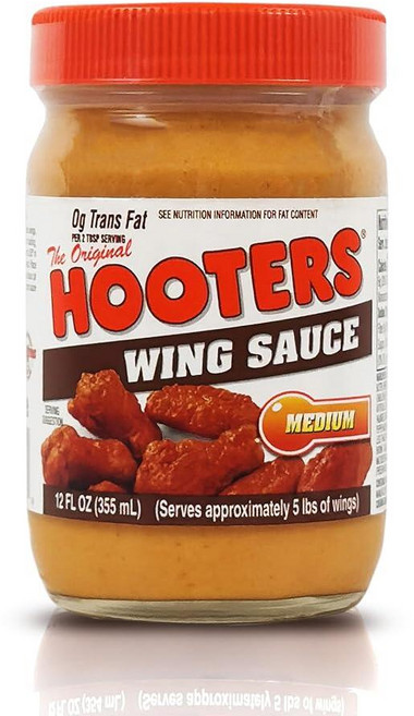Hooters 소스 윙 미디엄 355ml 12온스 284862, 1