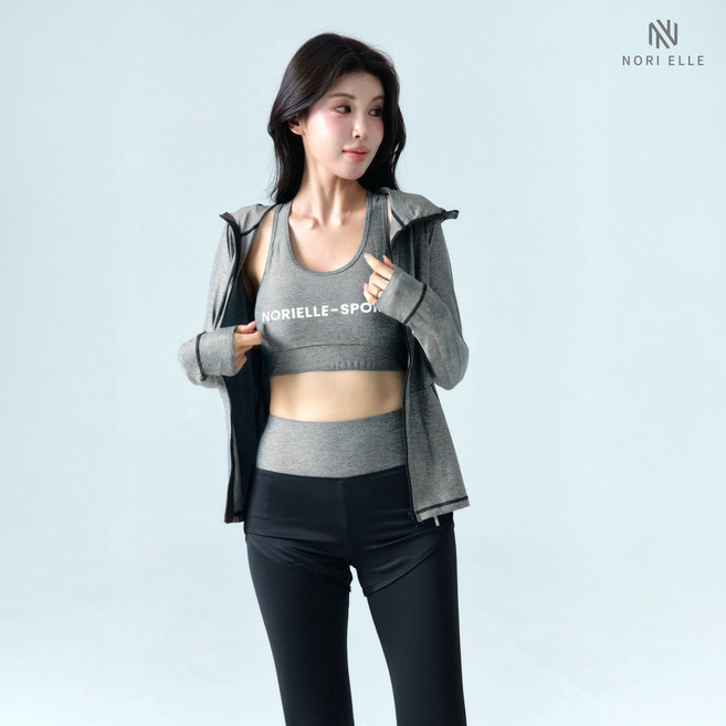 노리엘 여성 운동복 5종세트 요가 필라테스 트레이닝복
