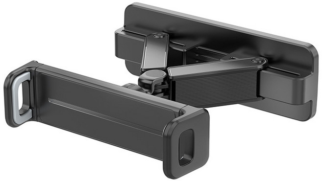 리빙에센스 강력 접착 벽걸이 부착식 태블릿 핸드폰 거치대, 1개, 블랙