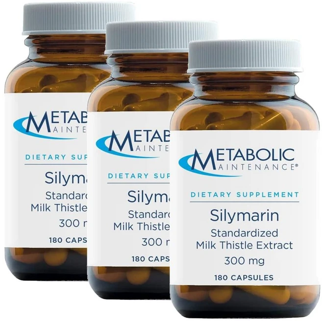 메타볼릭 실리마린 300mg 밀크씨슬 서플리먼트 캡슐 Metabolic Maintenance Silymarin, 3개, 180정 - 쿠팡