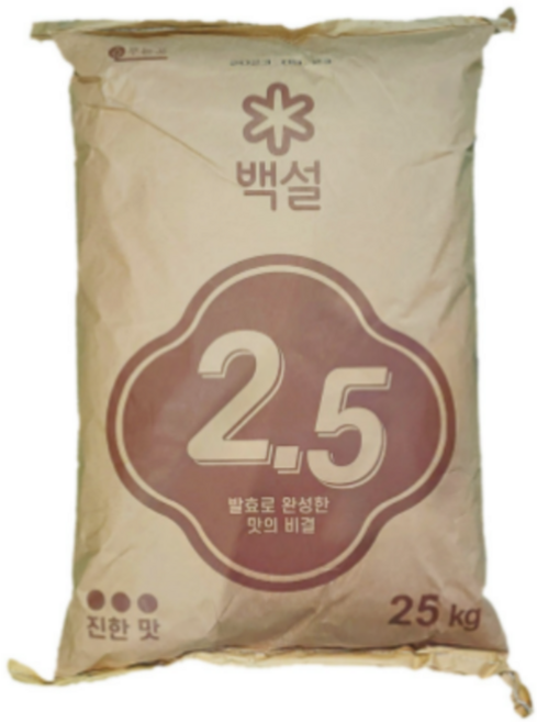 씨제이제일제당 발효조미료 핵산 2.5 25kg, 1개, 2.5kg