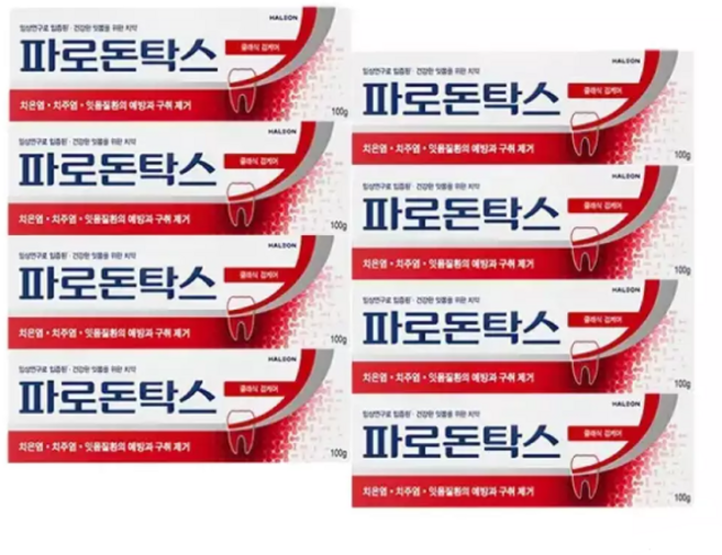 [14일의 잇몸 치과전문의 ]시린이 잇몸 민감성 질환 풀케어 "파로돈탁스 클래식검케어 7+1 [사은품 클래식검케어 100그램 x 8P 배송], 8개, 100g