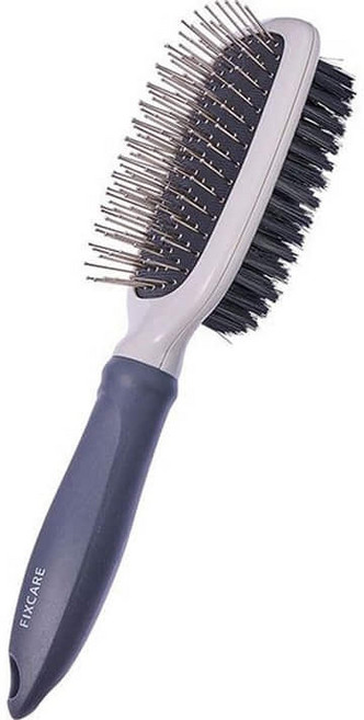 Petio 페티오 픽스케어 더블 브러쉬 강아지 고양이 브러쉬, 1개