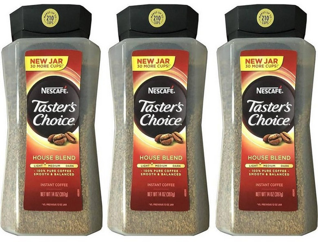 Nescafe 네스카페 테이스터스 초이스 오리지널 고메 인스턴트 커피 397g, 3개입, 1개