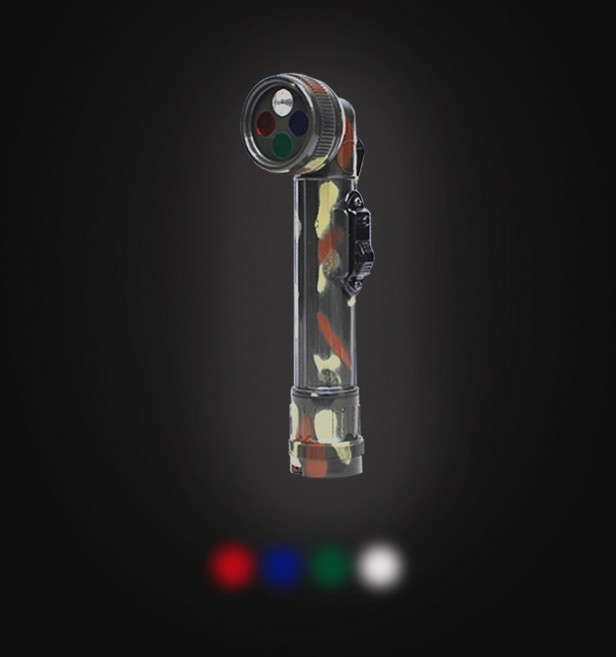 LED 밀리터리 손전등 후레쉬 ㄱ자 4색 군용후레쉬 군용손전등 군용렌턴